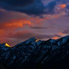 Sunset in Banff National Park